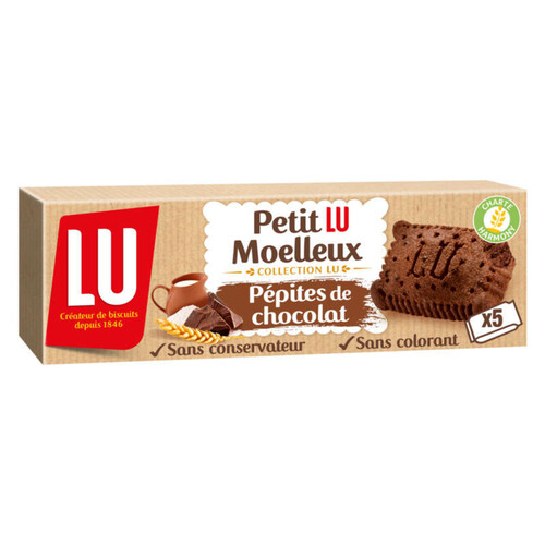 Lu Petits Lu Gâteaux Moelleux Chocolat 140g