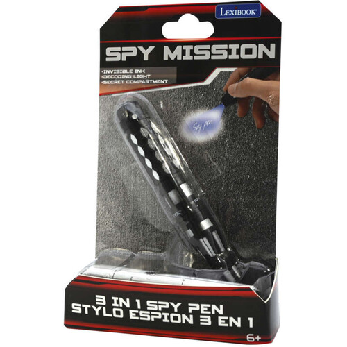 Lexibook stylo Spy mission avec message secret invisibles et lumière d'espion