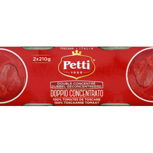 Petti Double concentré de tomate 2x210g