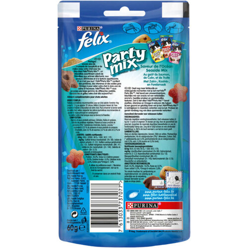 Felix Party Mix Friandises Saveur de l'océan 60g