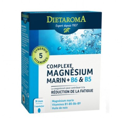[Par Naturalia] Dietaroma Complexe Magnesium Marin B6 - 60 Capsules