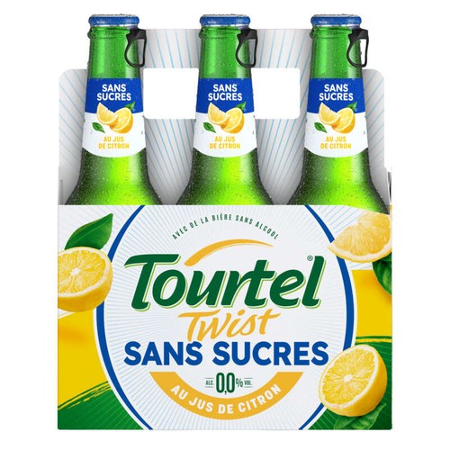Tourtel twist sans sucre 0.0% jus de citron 6x27,5cl