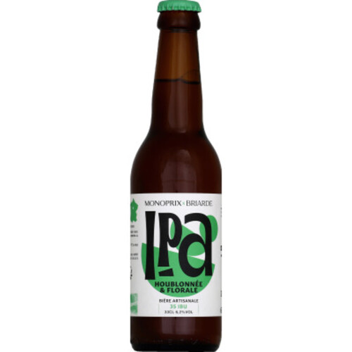 Monoprix x Briarde IPA Bière Rabourdin Artisanale 6.2% 33cl