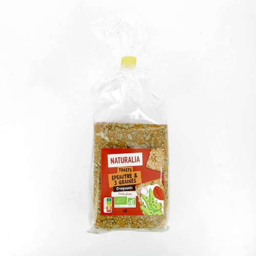 Naturalia Toast Épeautre 3 Graines Bio 200g