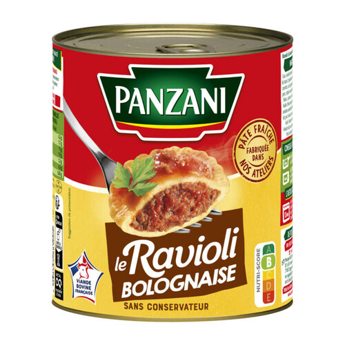 Panzani Ravioli sauce bolognaise 800g