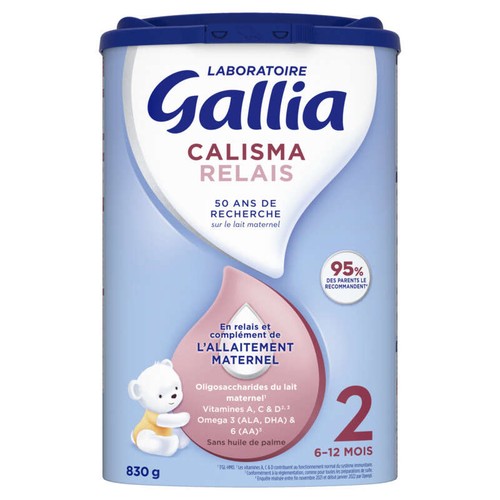 Gallia Calisma Relais 2ème âge de 6 à 12 Mois 830g