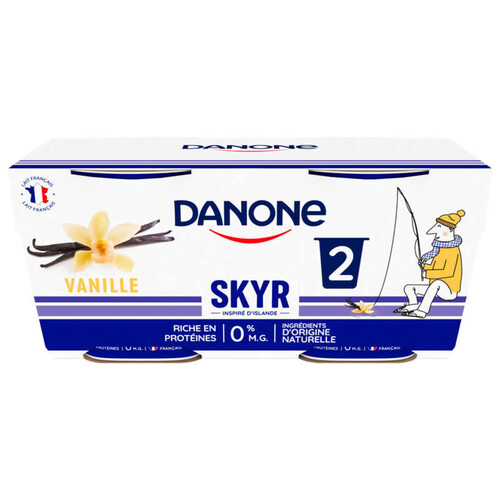 Danone du Monde skyr Vanille 0% mg 2x140g