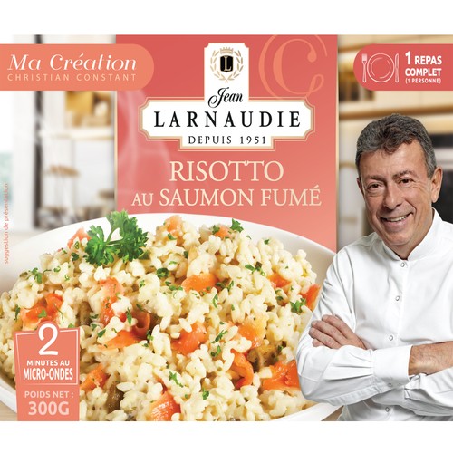 Larnaudie Risotto saumon fumé ma création 300g