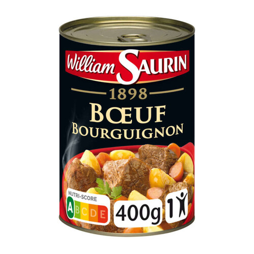William Saurin Boeuf bourguignon mitonné doucement 400g