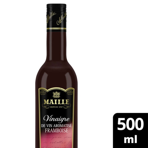 Maille Vinaigre de Vin Rouge aromatisé au Jus de Framboise 50cl