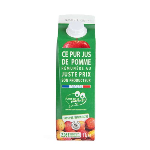 C'est qui le patron Jus de Pomme la bouteille de 1L