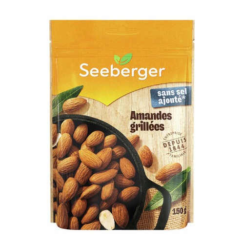Seeberger Amandes Grillées, Non Salées 150g