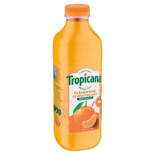 Tropicana 100% Jus de Clémentine 1L