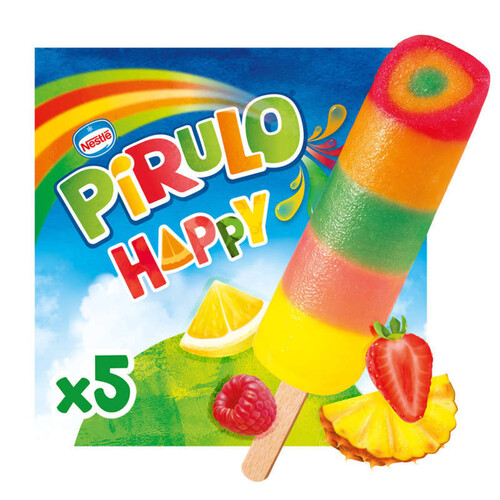 Pirulo Happy Glace à l'Eau x6 350g