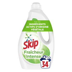 Skip Science & Nature Lessive Liquide Fraicheur Intense 34 Lavages 1,7l...