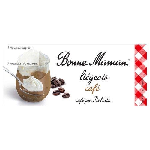 Bonne Maman Liégeois Café 2x105g