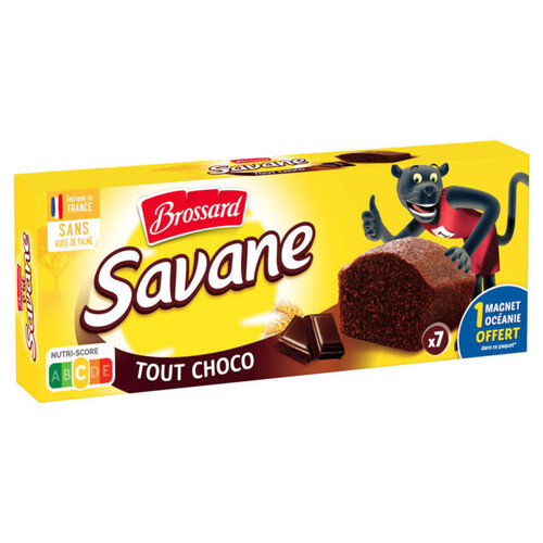 Brossard Savane tout chocolat 210g