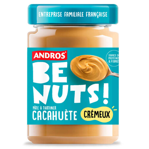 Andros Pâtes à Tartiner Cacahuètes Crémeuse 325g