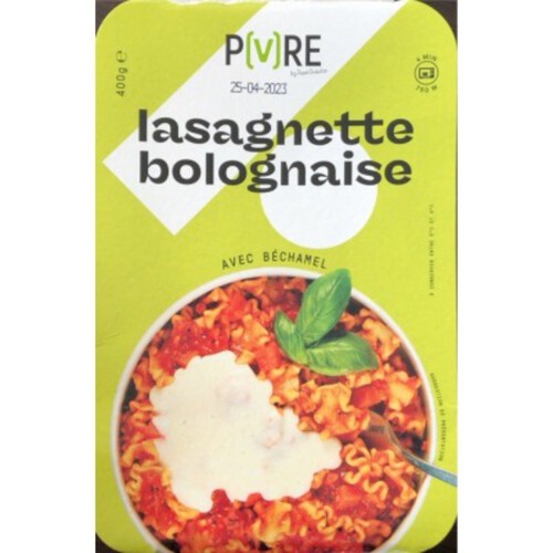 Pure lasagnette bolognaise avec béchamel