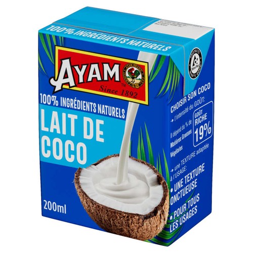 Ayam Lait de Coco Naturel 200ml