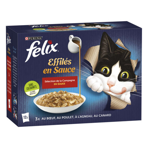 Felix Tendres Effilés Sélection de la Campagne 12x85g