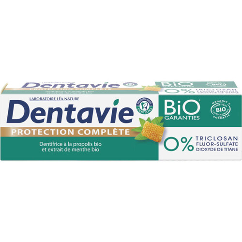 Dentavie Protection Complète, Dentifrice À La Propolis Bio 7,5 Cl