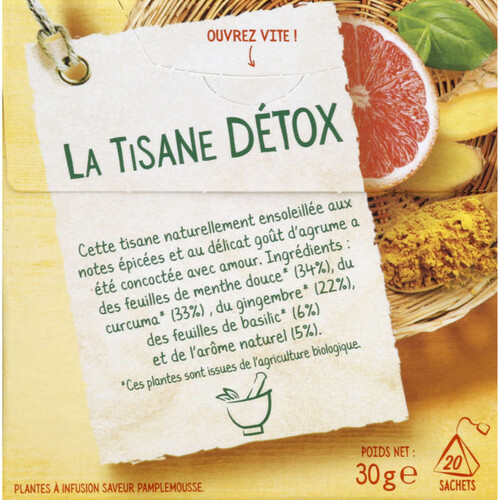 La Tisane Détox Bio - La Tisanière