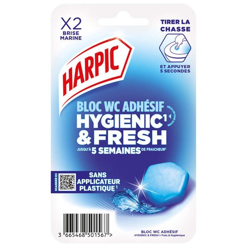 Harpic Bloc WC Hygienic & Fresh Marine x2