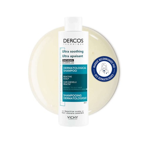 Vichy Dercos Ultra Apaisant Shampoing pour Cheveux Normaux à Gras 200ml