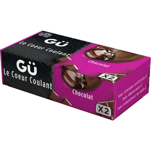 Gü Coeurs Fondants Au Chocolat 2x 100g