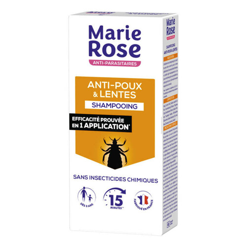 Marie Rose Shampooing Doux Anti-Poux À L'Huile Essentielle De Lavande 1, 5