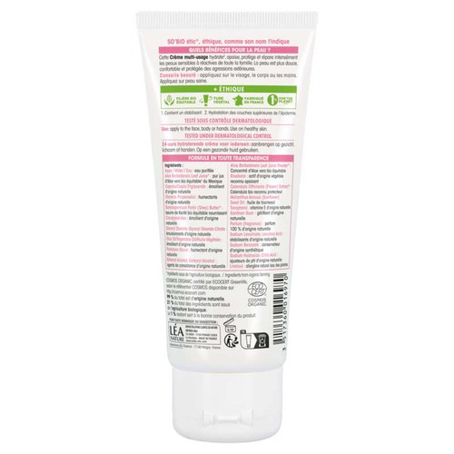 SO'BiO Étic Crème Hydratante 24h Aloe Vera 100ml