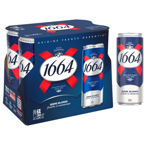 1664 Bière Blonde 6x33cl