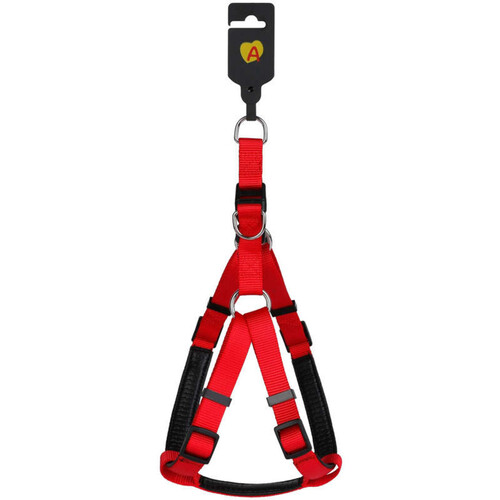 Animalis Harnais Basic Confort T1 15mm et 45/57cm pour Chien Rouge