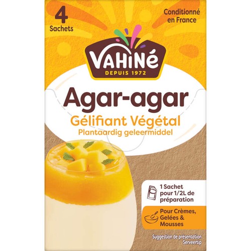 Vahiné Agar-agar gélifiant végétal 8g