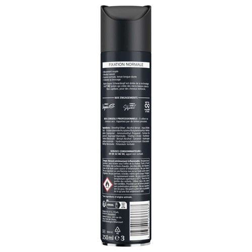 SCHWARZKOPF Laque Fixation Normale 250ml