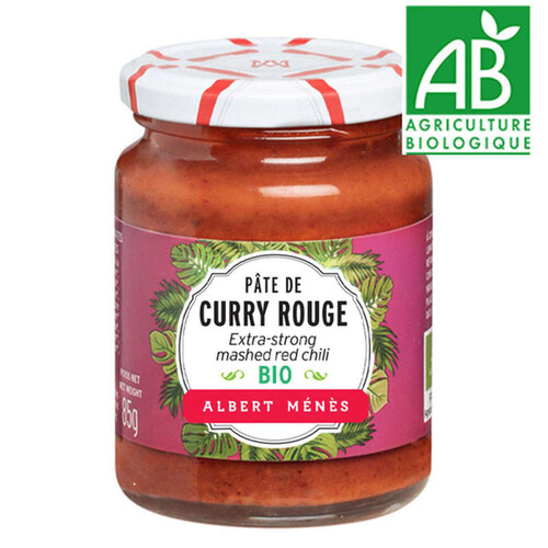 Albert Ménès Pâte de Curry Rouge Bio 85g