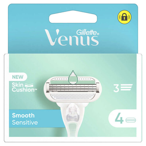 Gillette Venus smooth lames sensitive x4