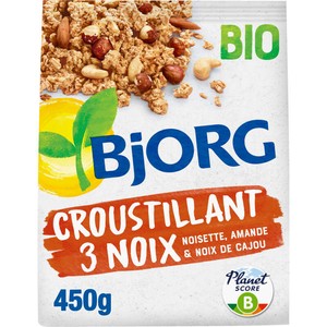 Bjorg Croustillant 3 Noix Bio 450g