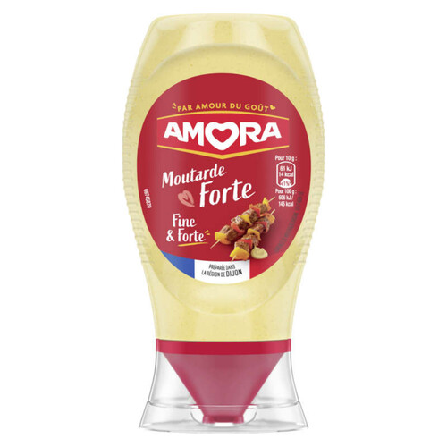 Amora Moutarde De Dijon Fine Et Forte Flacon Souple 265G