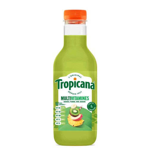 Tropicana Jus Multivitaminé Fruit Vert 90cl