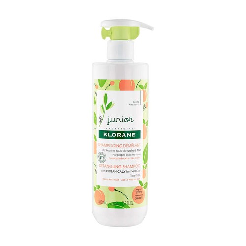 [Para] Klorane Junior Shampoing Démêlant à l’Avoine BIO Parfum Pêche 500ml