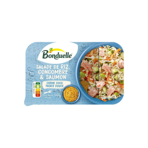 Bonduelle Salade de Riz Concombre & Saumon 310g