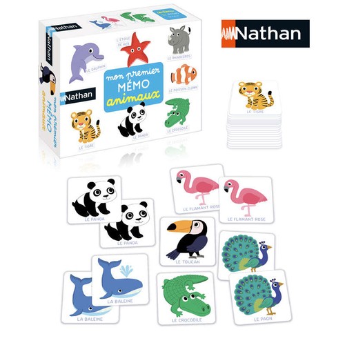 Nathan Mon Premier Mémo Animaux