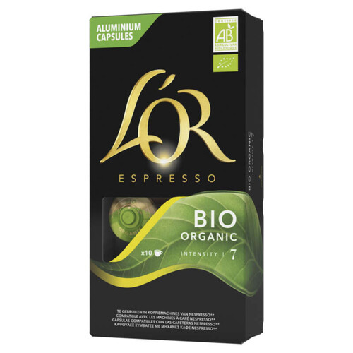 L'Or Espresso Café Bio intensité 7 x10 capsules 52g