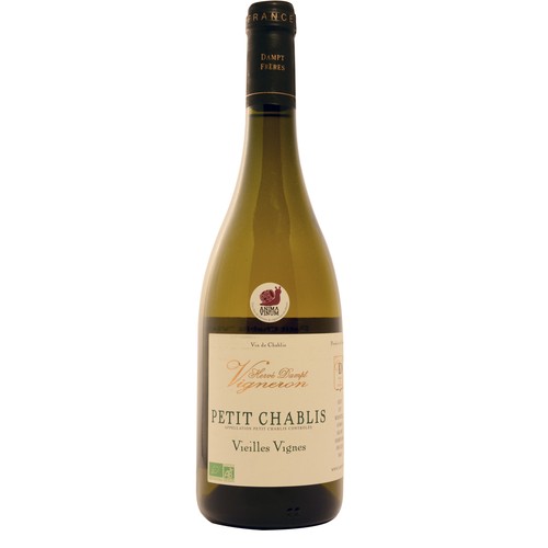 "Vieilles Vignes" Hervé Dampt Bourgogne Petit-Chablis A.O.P. Blanc 2021 Bio 75cl