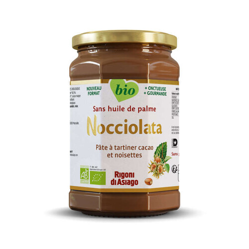 Rigoni Di Asiago Nocciolata Pâte à Tartiner Cacao et noisettes Bio 650g