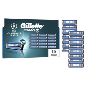 Gillette Mach3 Recharges Lames De Rasoir x15