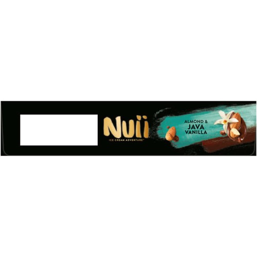Nuii Glaces Vanille de Java & Amande x4 268g