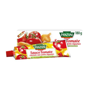 Panzani sauce tomate aux petits légumes le tube de 180 gr